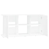 NNEVL Aquarium Stand White 121x41x58 cm Engineered Wood