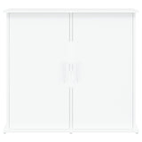 NNEVL Aquarium Stand White 81x36x73 cm Engineered Wood