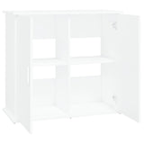 NNEVL Aquarium Stand White 81x36x73 cm Engineered Wood