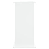 NNEVL Aquarium Stand White 81x36x73 cm Engineered Wood