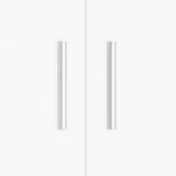 NNEVL Aquarium Stand White 81x36x73 cm Engineered Wood