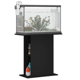 NNEVL Aquarium Stand Black 75x36x72.5 cm Engineered Wood