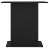 NNEVL Aquarium Stand Black 75x36x72.5 cm Engineered Wood