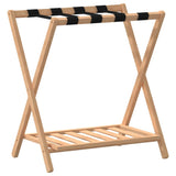 NNEVL Luggage Rack 68x38x58 cm Bamboo