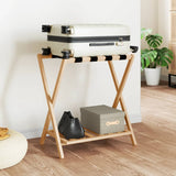NNEVL Luggage Rack 68x38x58 cm Bamboo