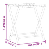 NNEVL Luggage Rack 68.5x38x58 cm Bamboo