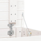 NNEVL Laundry Basket White 44x44x66 cm Solid Wood Pine