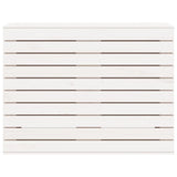 NNEVL Laundry Basket White 88.5x44x66 cm Solid Wood Pine