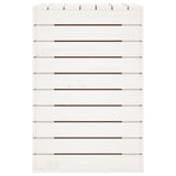 NNEVL Laundry Basket White 88.5x44x66 cm Solid Wood Pine