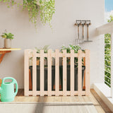 NNEVL Garden Raised Bed with Fence Design 100x50x70 cm Solid Wood Pine