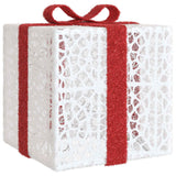 NNEVL Lighted Christmas Boxes 3 pcs 64 LEDs Warm White