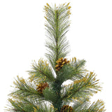 NNEVL Artificial Hinged Christmas Tree with Cones 120 cm
