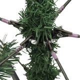 NNEVL Artificial Hinged Christmas Tree with Cones 180 cm