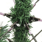 NNEVL Artificial Hinged Christmas Tree with Cones and Berries 120 cm