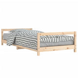 NNEVL Kids Bed Frame 90x190 cm Solid Wood Pine