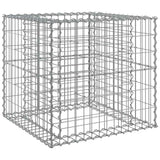 NNEVL Gabion Basket Silver 70x70x65 cm Galvanised Iron
