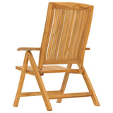 NNEVL Reclining Garden Chairs with Cushions 2 pcs Solid Wood Teak