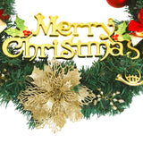 NNEVL Christmas Wreath with 20 LEDs Green 45 cm