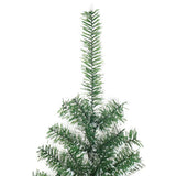 NNEVL Artificial Christmas Tree with Flocked Snow Green 150 cm