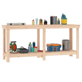 NNEVL Work Bench 180x50x80 cm Solid Wood Pine