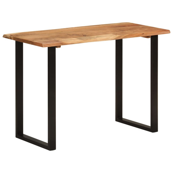 NNEVL Dining Table 110x50x76 cm Solid Wood Acacia