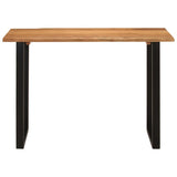 NNEVL Dining Table 110x50x76 cm Solid Wood Acacia