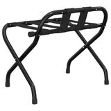 NNEVL Luggage Rack with Backrest Black 56x39x52 cm
