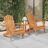 NNEVL Garden Adirondack Chairs 2 pcs Solid Wood Acacia