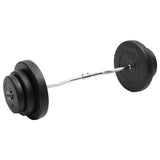 NNEVL Curl Barbell with Plates 60 kg