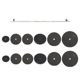 NNEVL Barbell with Plates 90 kg