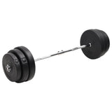 NNEVL Curl Barbell with Plates 90 kg