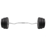 NNEVL Curl Barbell with Plates 90 kg