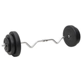 NNEVL Curl Barbell and Dumbbell with Plates 60 kg