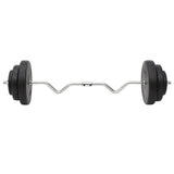 NNEVL Curl Barbell and Dumbbell with Plates 60 kg