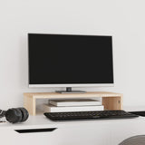NNEVL Monitor Stand 50x27x10 cm Solid Wood Pine