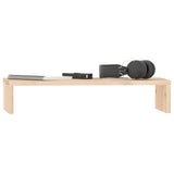 NNEVL Monitor Stand 50x27x10 cm Solid Wood Pine