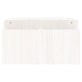 NNEVL Monitor Stand White 100x27.5x15 cm Solid Wood Pine