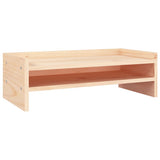 NNEVL Monitor Stand 50x24x16 cm Solid Wood Pine