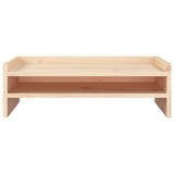 NNEVL Monitor Stand 50x24x16 cm Solid Wood Pine