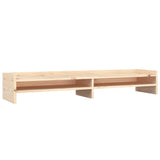 NNEVL Monitor Stand 100x24x16 cm Solid Wood Pine