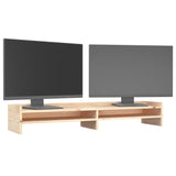 NNEVL Monitor Stand 100x24x16 cm Solid Wood Pine