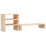 NNEVL Monitor Stand 81x20x30 cm Solid Wood Pine