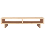 NNEVL Monitor Stand 60x27x14 cm Solid Wood Pine