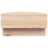 NNEVL Monitor Stand 60x27x14 cm Solid Wood Pine