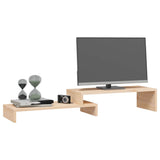 NNEVL Monitor Stand (52-101)x22x14 cm Solid Wood Pine