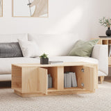 NNEVL Coffee Table 110x50x40 cm Solid Wood Pine