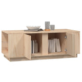 NNEVL Coffee Table 110x50x40 cm Solid Wood Pine