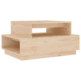 NNEVL Coffee Table 80x55x40.5 cm Solid Wood Pine