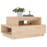 NNEVL Coffee Table 80x55x40.5 cm Solid Wood Pine