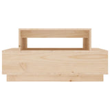 NNEVL Coffee Table 80x55x40.5 cm Solid Wood Pine